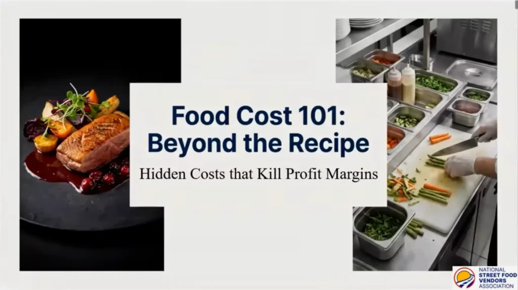 Image of Powerpoint slide for Food Cost Presentation