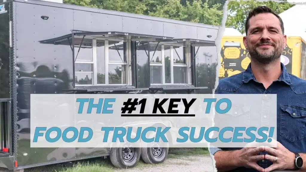 Food Truck with man smiling