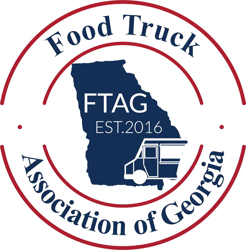 Logo with State of Georgia outline and a Food Truck